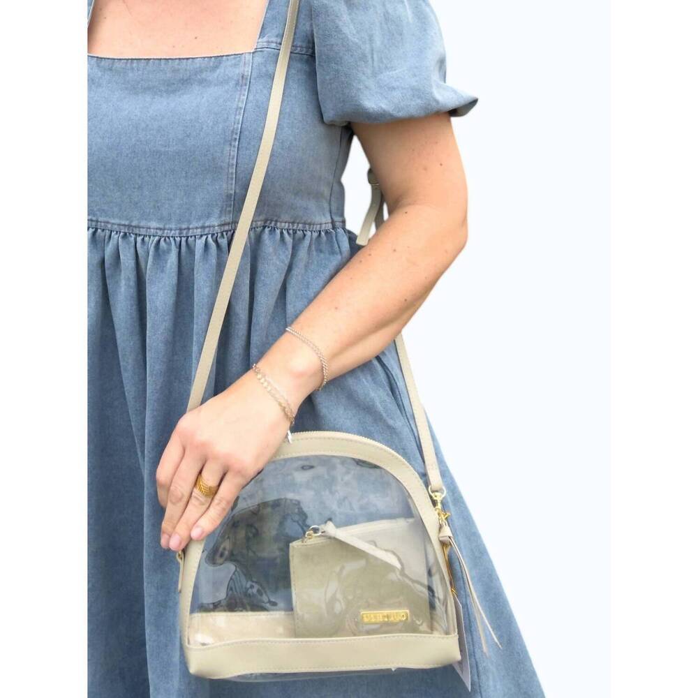 NEW CAPRI DESIGNS simply chic crossbody bag in gold